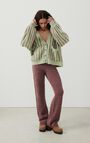 Women's cardigan Pyatury, WATER GREEN STRIPES, hi-res-model