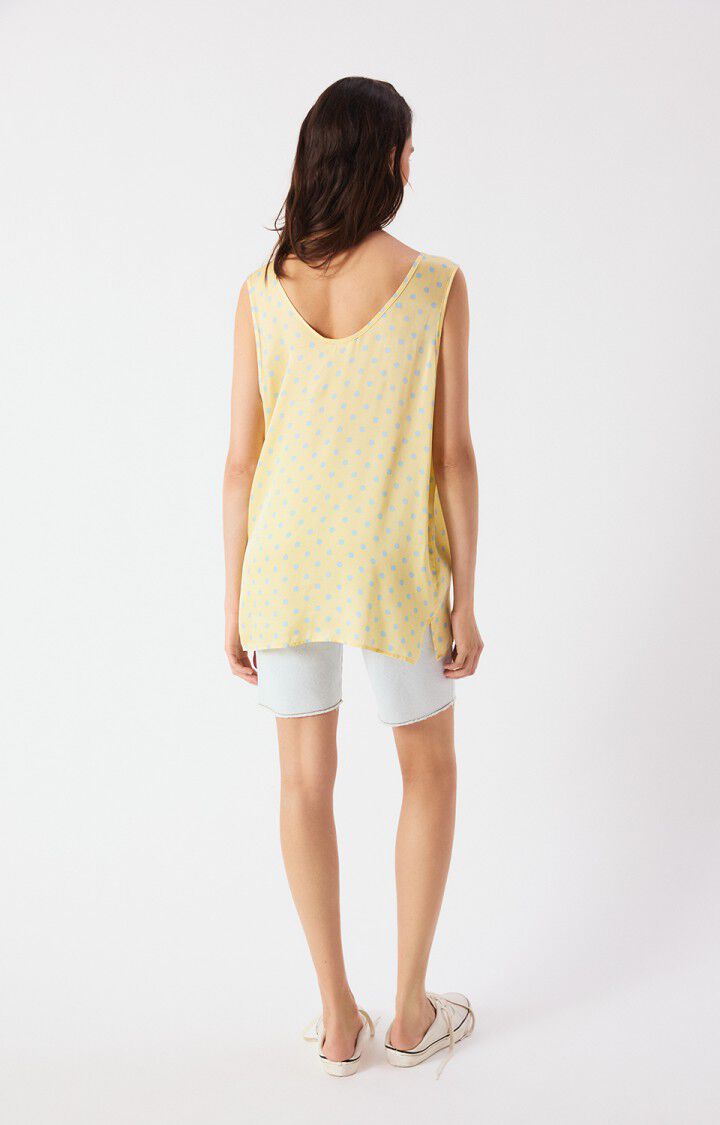 Women's top Bovalow - MARTHE - Yellow - Bleu - S