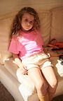 T-shirt enfant Fizvalley, ROSE FLUO, hi-res-model