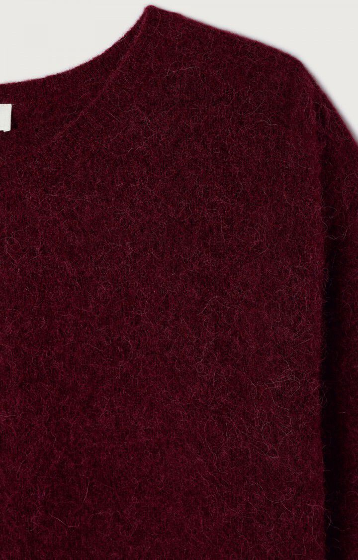 Women's sweater Vitow - DARK RED MELANGE - Red - S