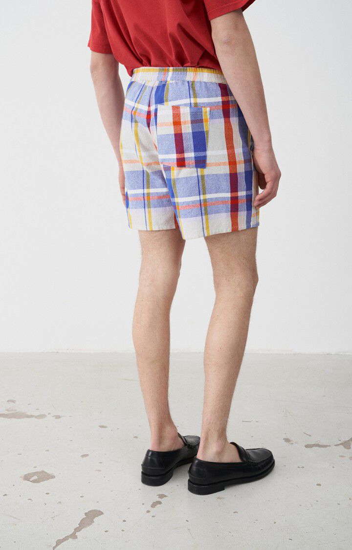 Men's shorts Oyabay, BLUE TARTAN, hi-res-model