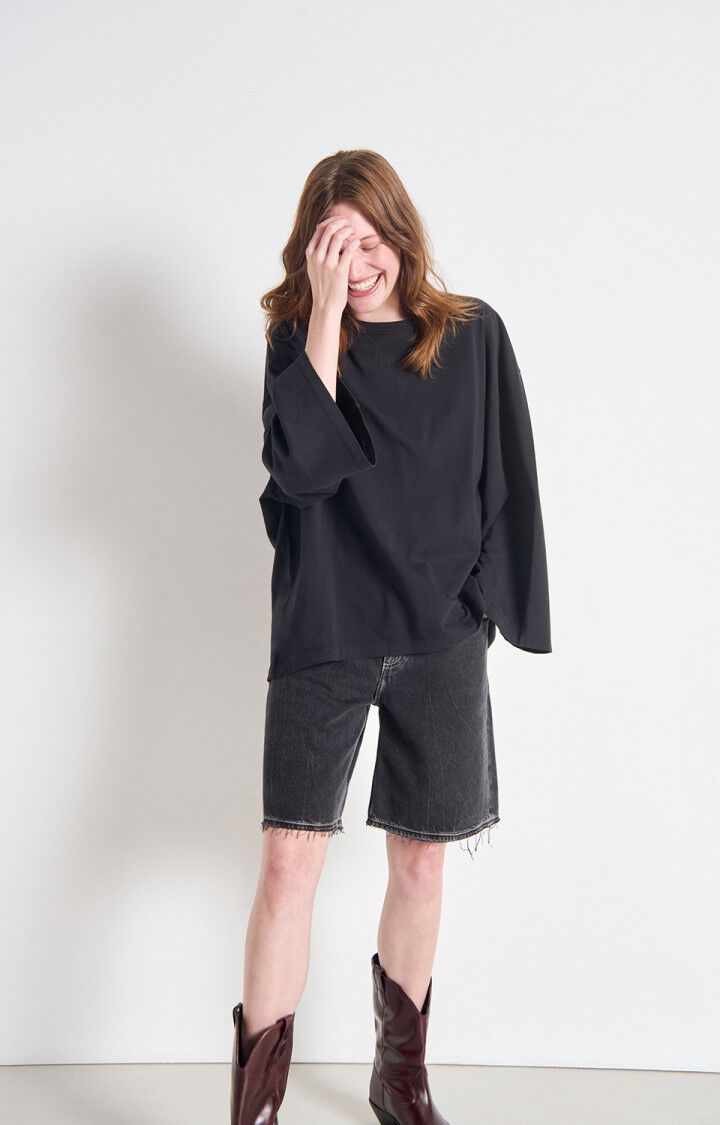 Damen-T-Shirt Fizvalley, VINTAGE SCHWARZ, hi-res-model