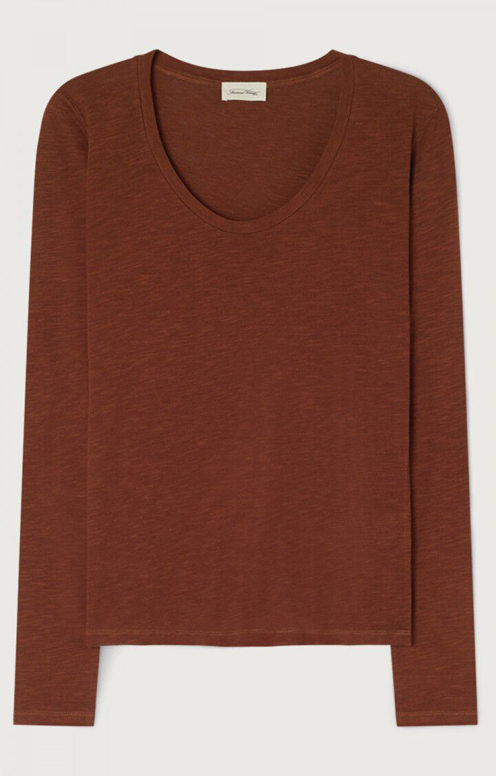 Sonoma T-shirt Long Sleeves Womens Tops American Vintage Tops American Vintage Butternut Vintage in Orange 