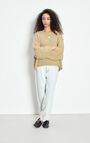 Women's jumper East, MELANGE SAND, hi-res-model
