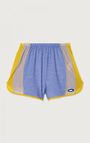 Women's shorts Vamy - TRICOLOR BLUE YELLOW AND GREY - Blue - Jaune - Gris - S