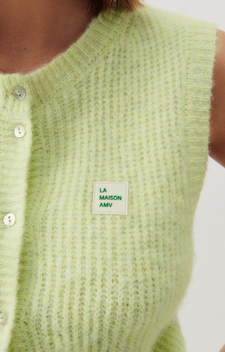 Women's cardigan East - LIME MELANGE - Green - S