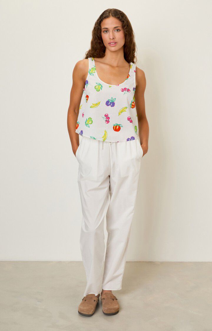 Women's top Naliboo - SUZIE 0 Sleeveless White - E23 | American