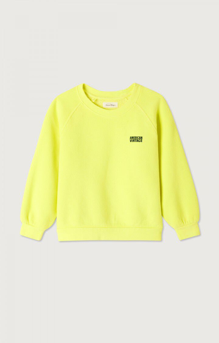 Kid's sweatshirt Izubird, NEON YELLOW, hi-res