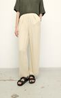Women's trousers Vimbow, ECRU MELANGE, hi-res-model