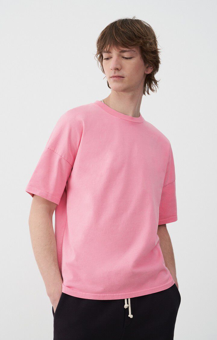 Ale Minister Hijsen Heren t-shirt Fizvalley - ROOS VINTAGE Roze - E22 | American Vintage