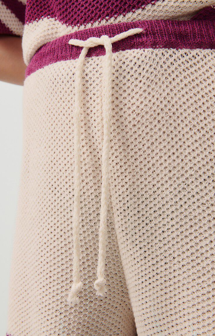Women's shorts Pagaville, ECRU AND INDIAN PINK, hi-res-model