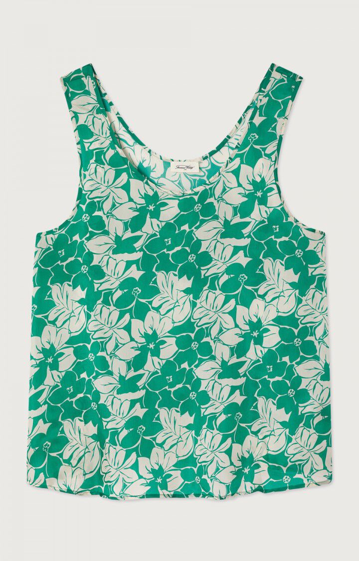 Women&rsquo;s top Renbay - NORA - Green - Blanc