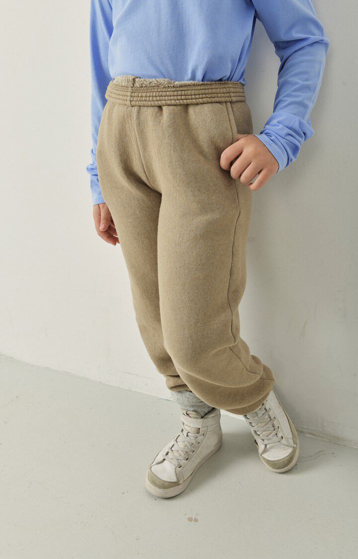 Pantaloni da jogging bambini Ikatown, CAFFÈ LATTE VINTAGE, hi-res-model
