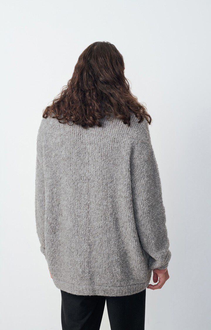 Men's cardigan Zolly - MOUSE MELANGE 56 Long sleeve Grey - H24