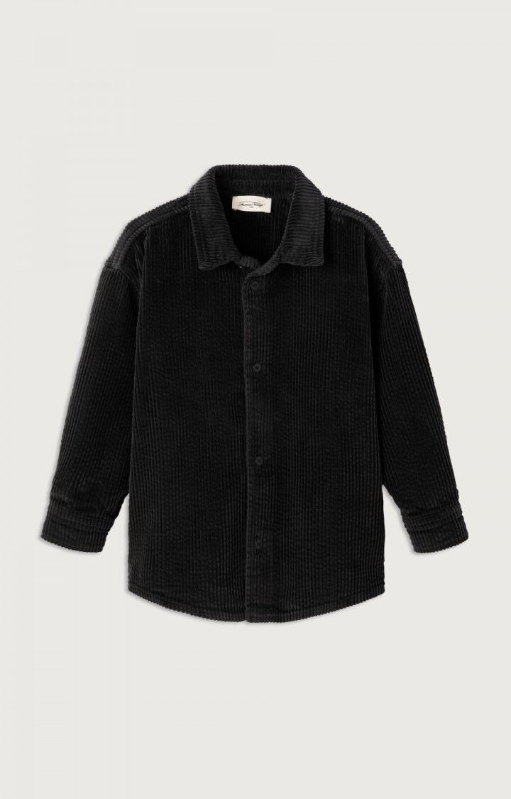 Kids' shirt Padow - VINTAGE CARBON - Black