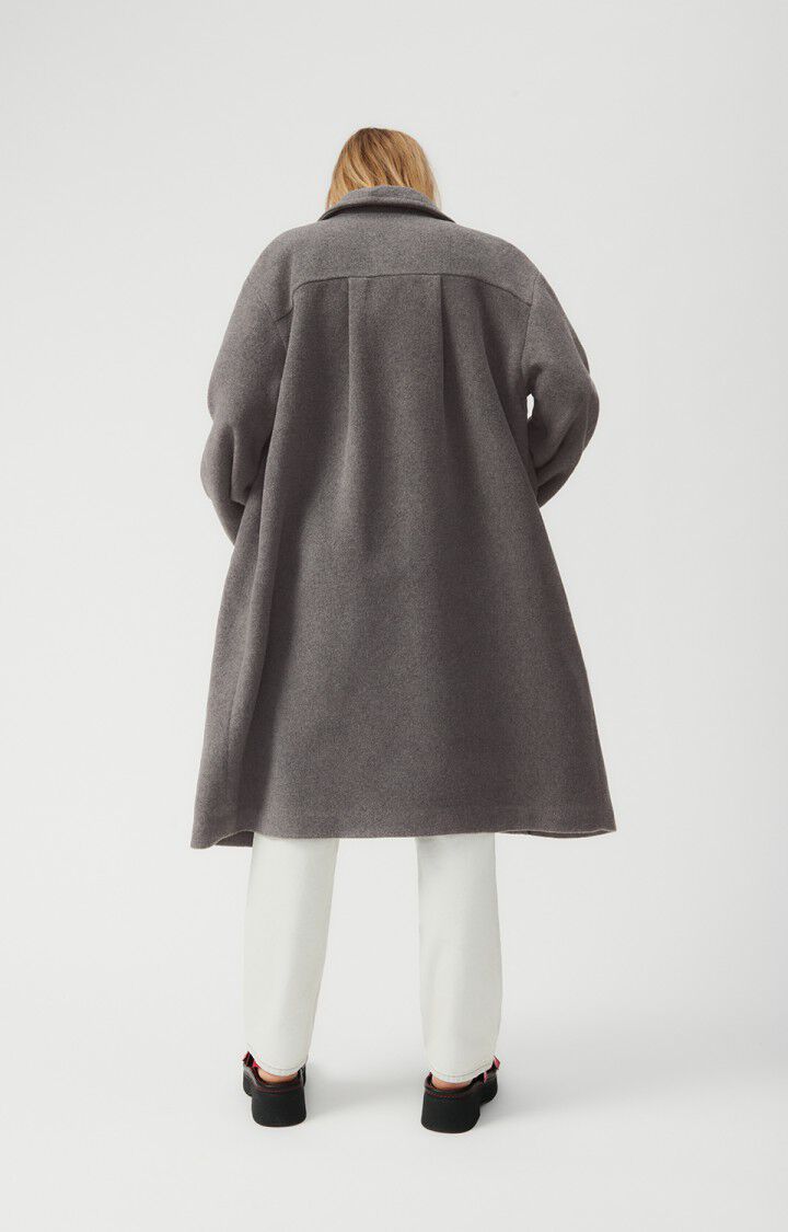 Women's coat Bydrock, MELANGE CHARCOAL, hi-res-model