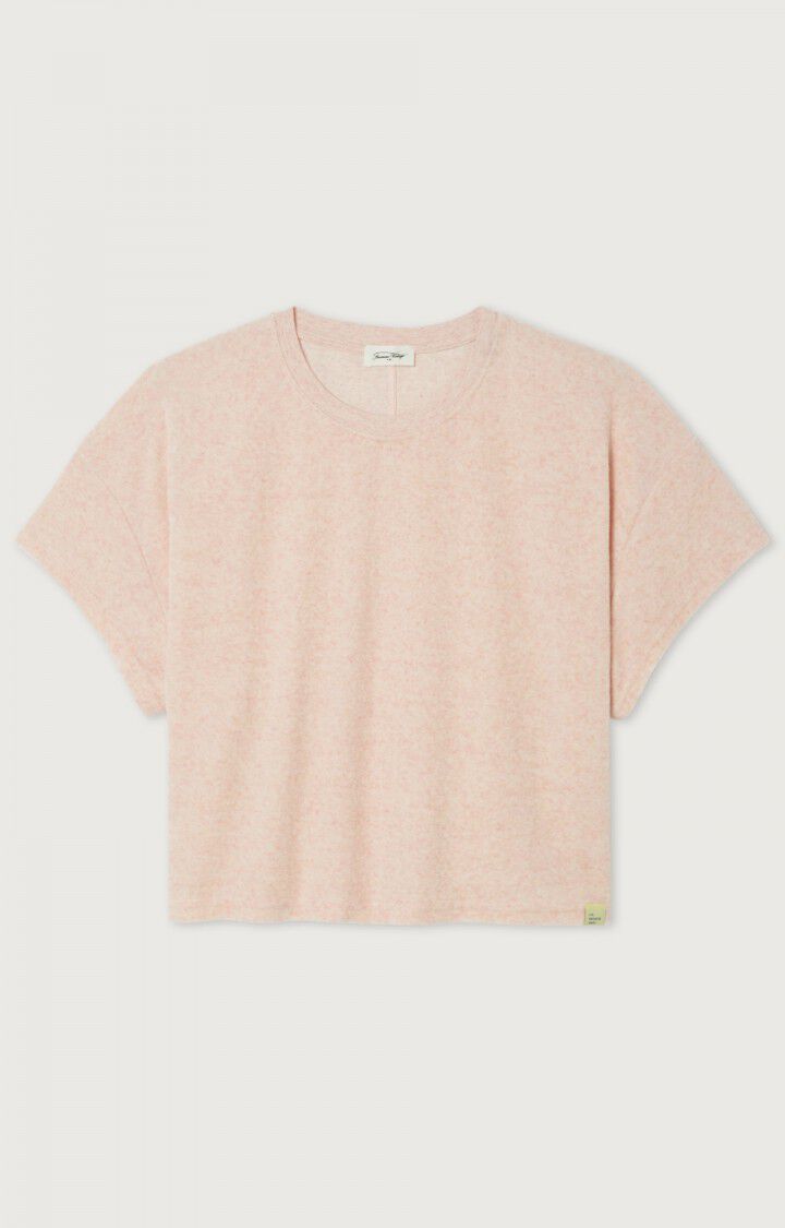 Women's t-shirt Ukoz - BABY DOLL MELANGE - Pink