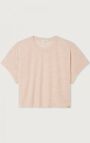 Women's t-shirt Ukoz - BABY DOLL MELANGE - Pink - XS-S
