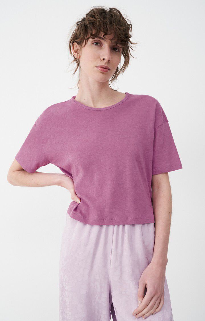 T-shirt Coton American Vintage en coloris Violet Femme Vêtements Tops T-shirts 