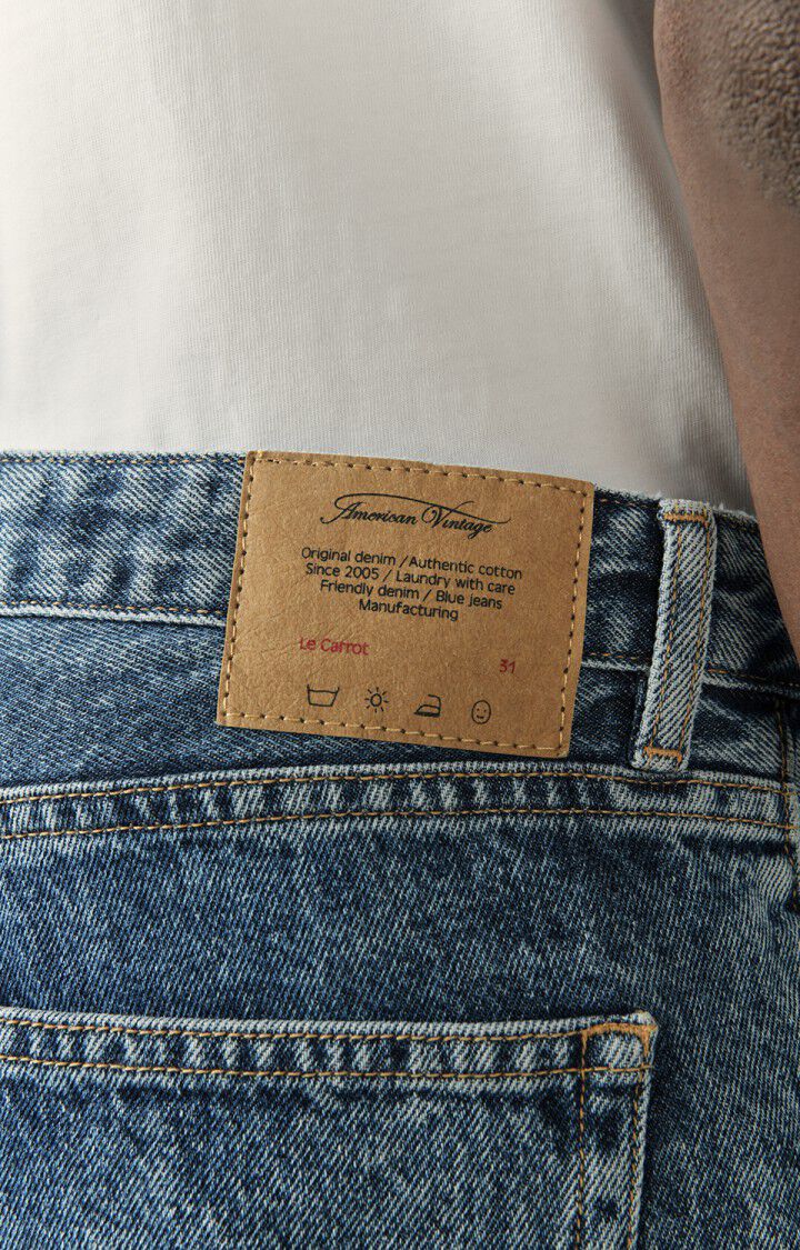 Jeans corte zanahoria hombre Ivagood, BLUE STONE, hi-res-model