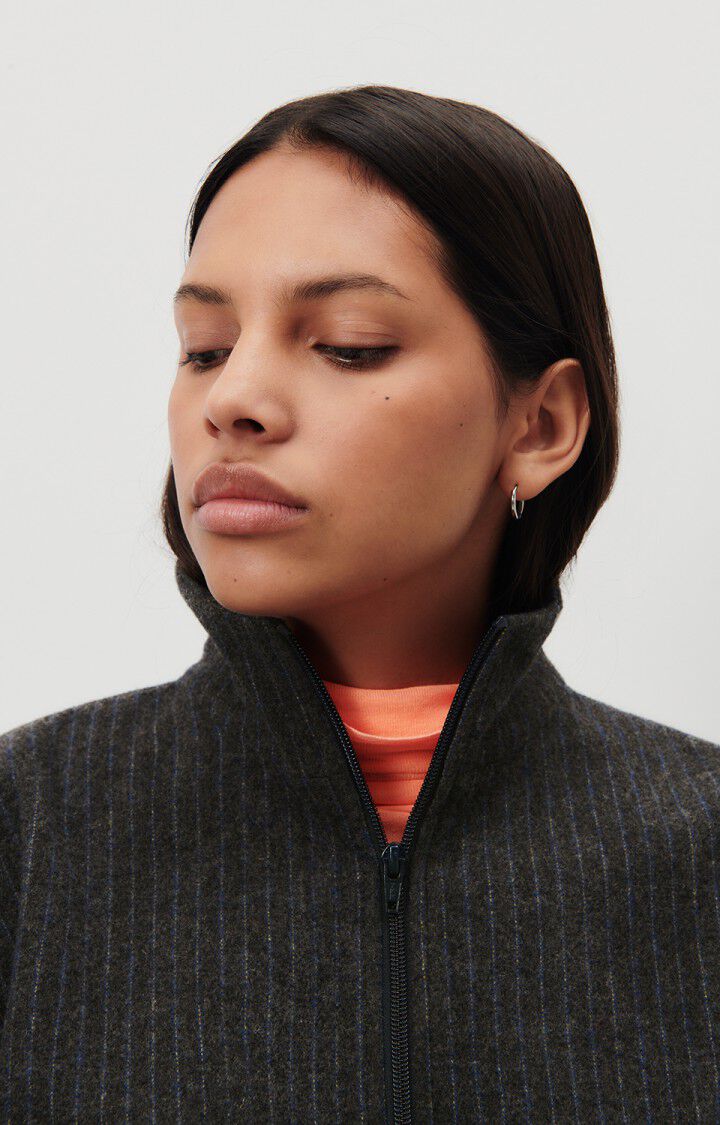 Women's jacket Dopabay, GREY AND BLUE STRIPES, hi-res-model