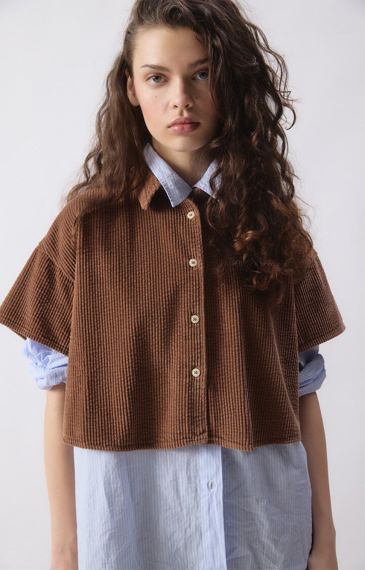 Women's shirt Padow, CANDIED CHESTNUT VINTAGE, hi-res-model