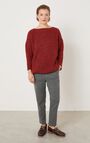 Women's jumper Boolder - CHINESE TILE - Red - XS-S