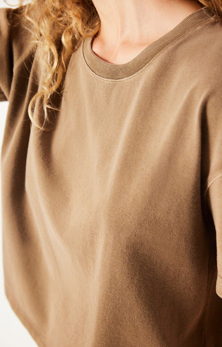 Camiseta mujer Afoma - RENO SPRAY VINTAGE - Marr&oacute;n