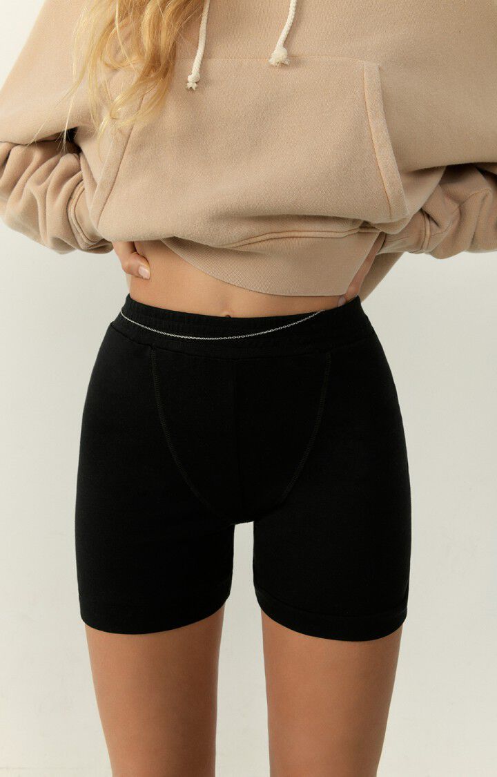 Women's shorts Vokbay, BLACK, hi-res-model