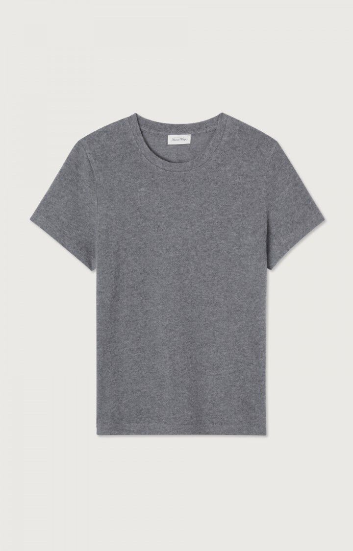 Women's t-shirt Ypawood - MELANGE CHARCOAL - Black