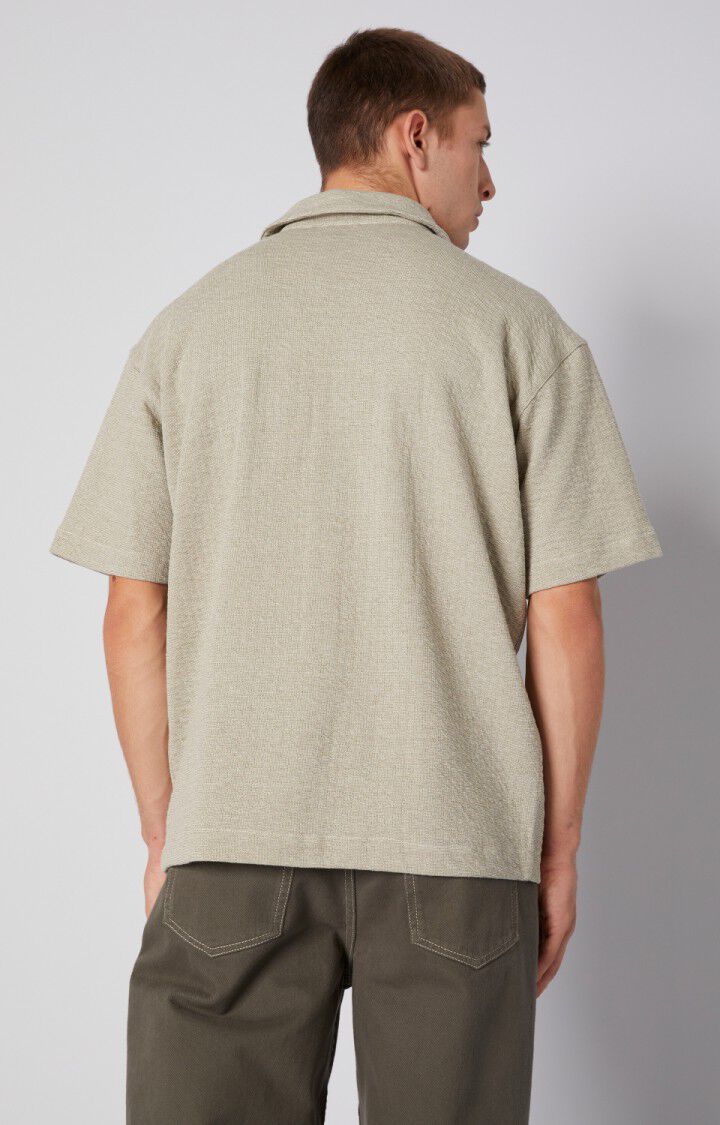 Men's shirt Didow, SAGE MELANGE, hi-res-model