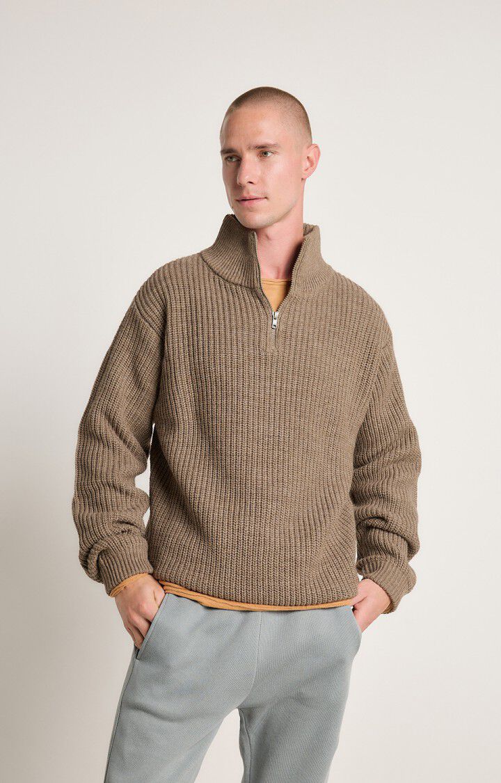 Men's cardigan Crashway - PRUSSIAN BLUE MELANGE 55 Long