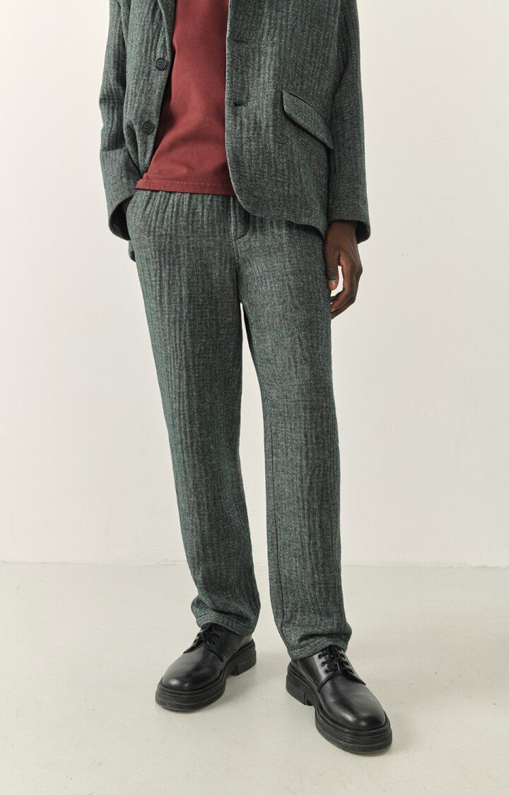 Men's trousers Yenboro, MELANGE BUSH, hi-res-model