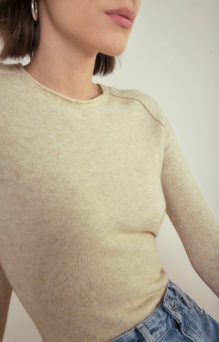 Women's jumper Damsville, MELANGE SAND, hi-res-model
