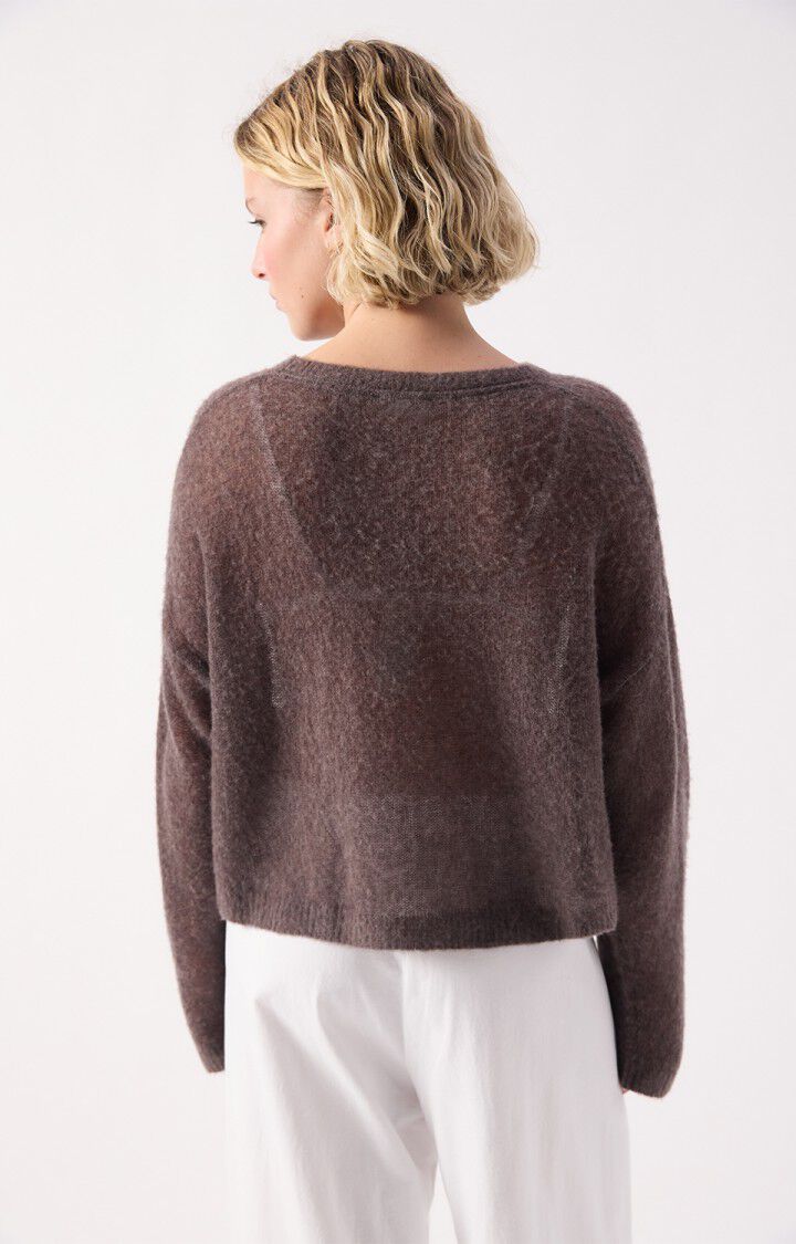 Women's cardigan Bodyrow - MOTTLED HEDGEHOG - Brown - XS-S
