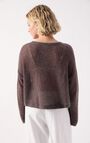 Women's cardigan Bodyrow - MOTTLED HEDGEHOG - Brown - XS-S