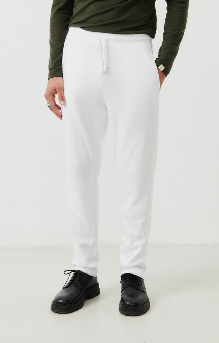 Pantalons de jogging blanc homme