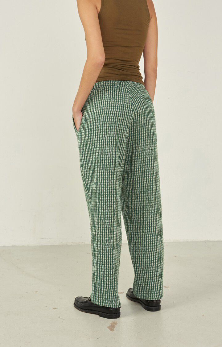 Pantalon femme Nanbay, CARREAUX PELOUSE, hi-res-model