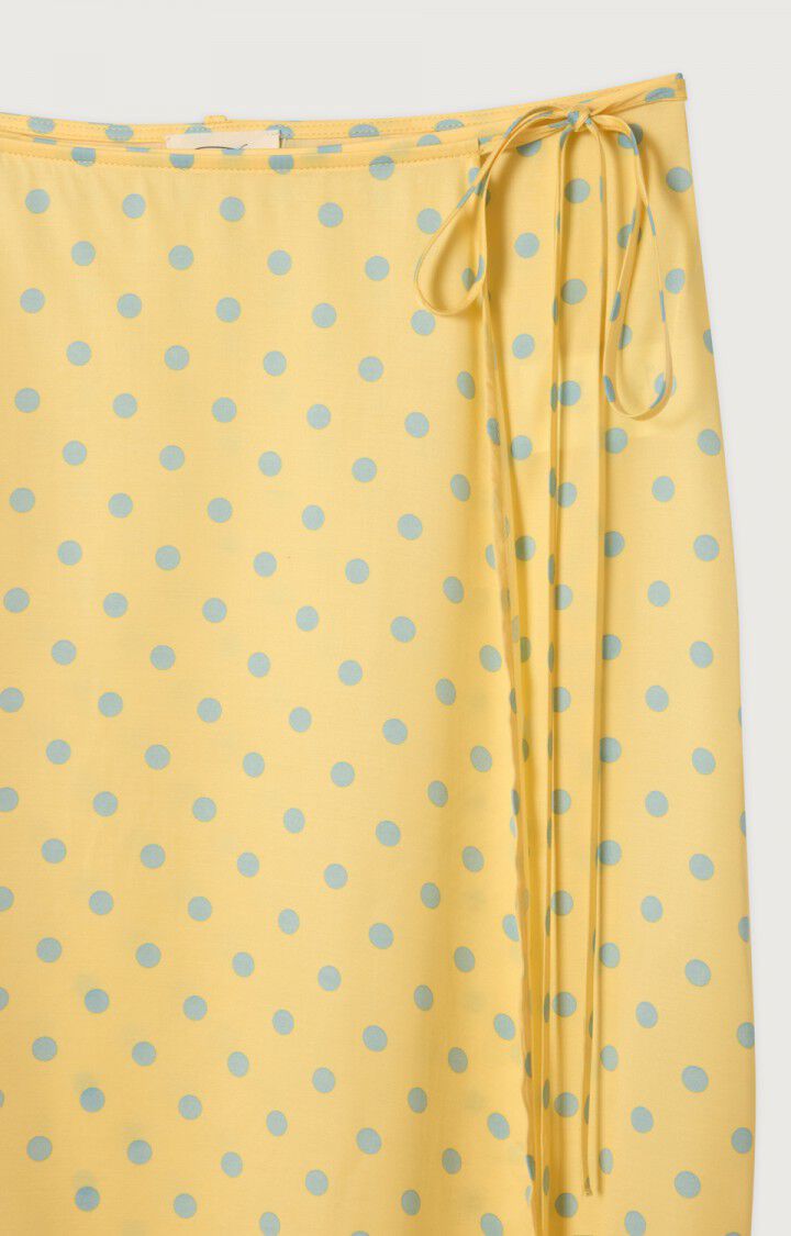 Women's skirt Bovalow - MARTHE - Yellow - Bleu - S