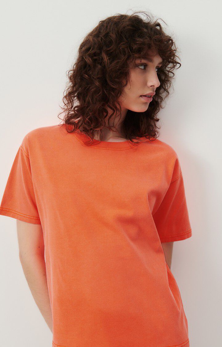 Camiseta mujer Fizvalley, FUEGO FLUORESCENTE, hi-res-model