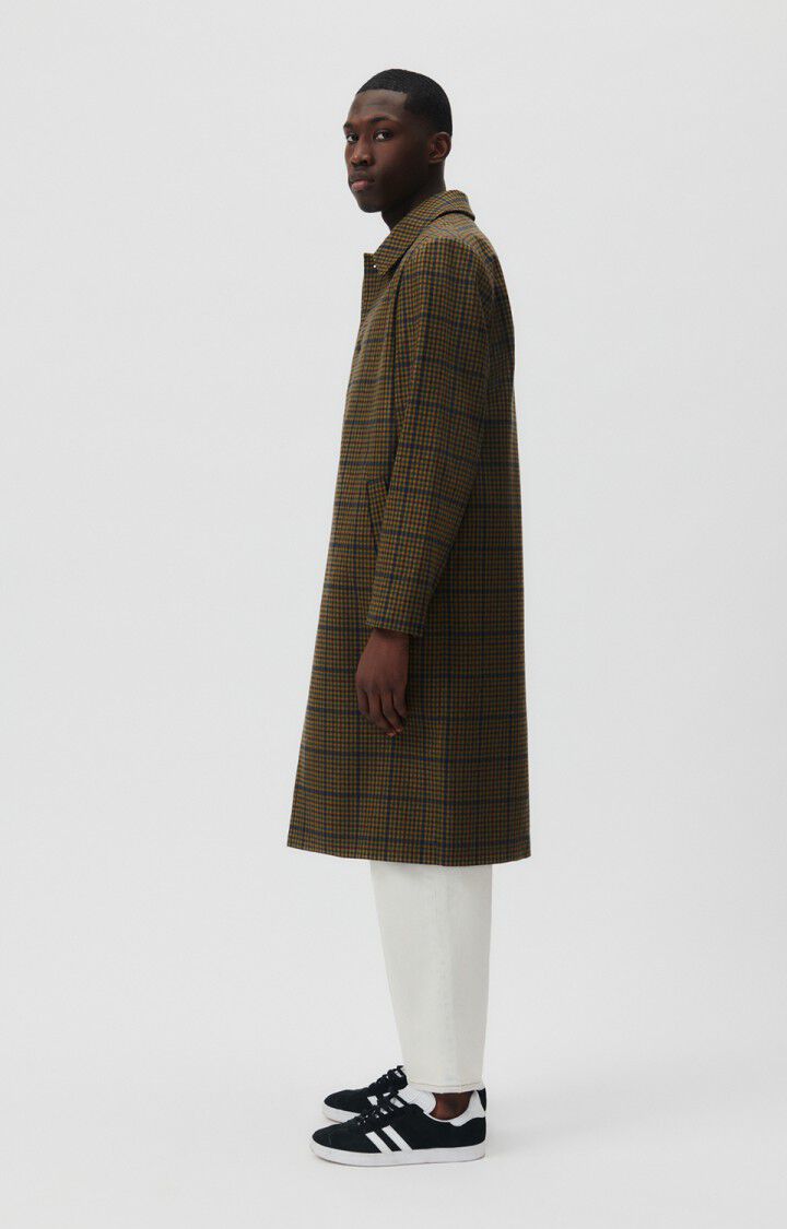 Men's coat Nelabird, BROWN TARTAN, hi-res-model