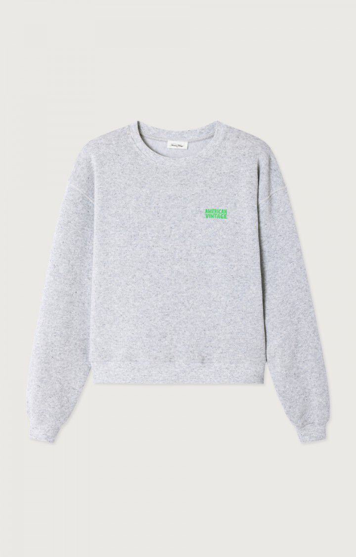 Felpa donna Evona - GRIGIO CHIARO SCREZIATO - Grigio
