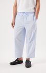 Men's trousers Eluabird - BLUE STRIPES - Blue - Blanc - S