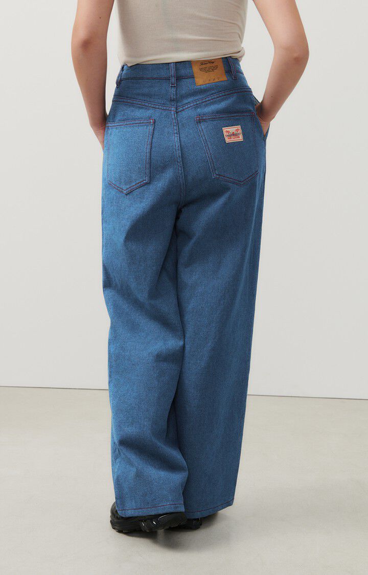 Women's trousers Faow, BLUE, hi-res-model