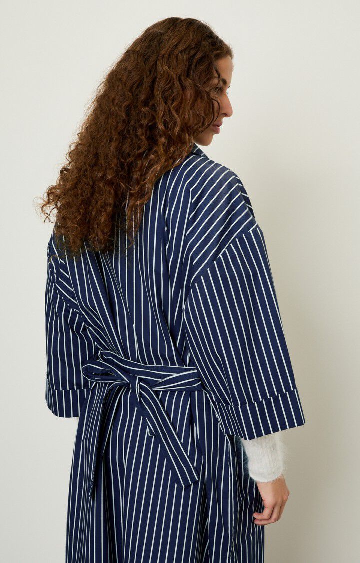 Women's trench Enkodole, NAVY STRIPES, hi-res-model