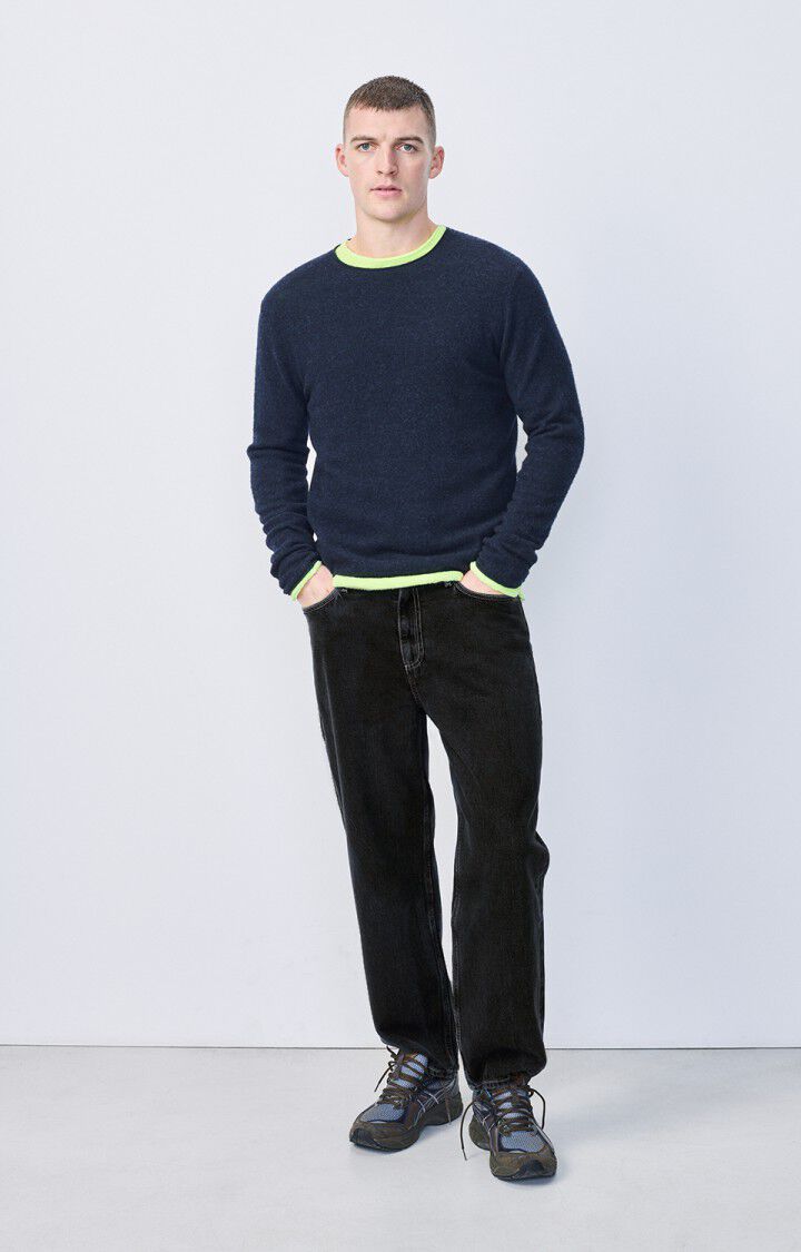 Men's jumper Ducksbay - NAVY MELANGE BLACK - Black - S