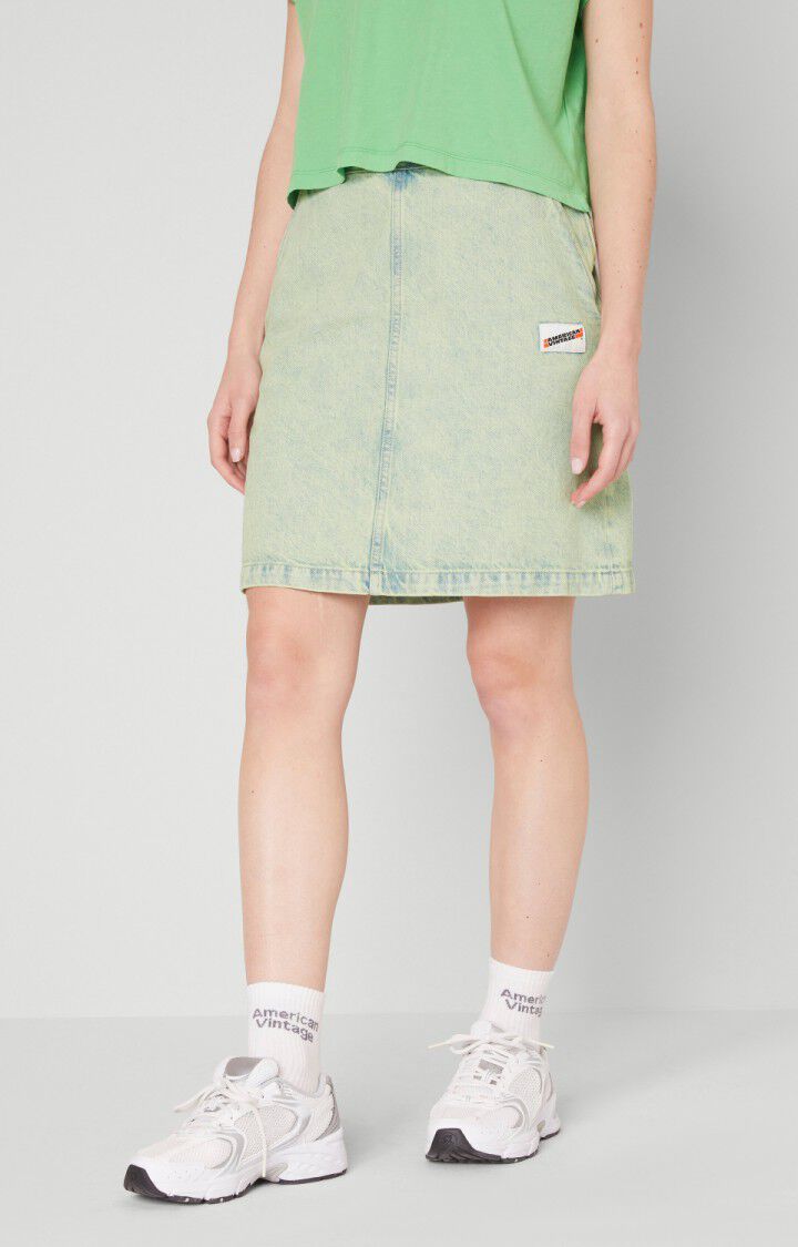 Women's skirt Joybird, SUR TEINTURE VERT, hi-res-model
