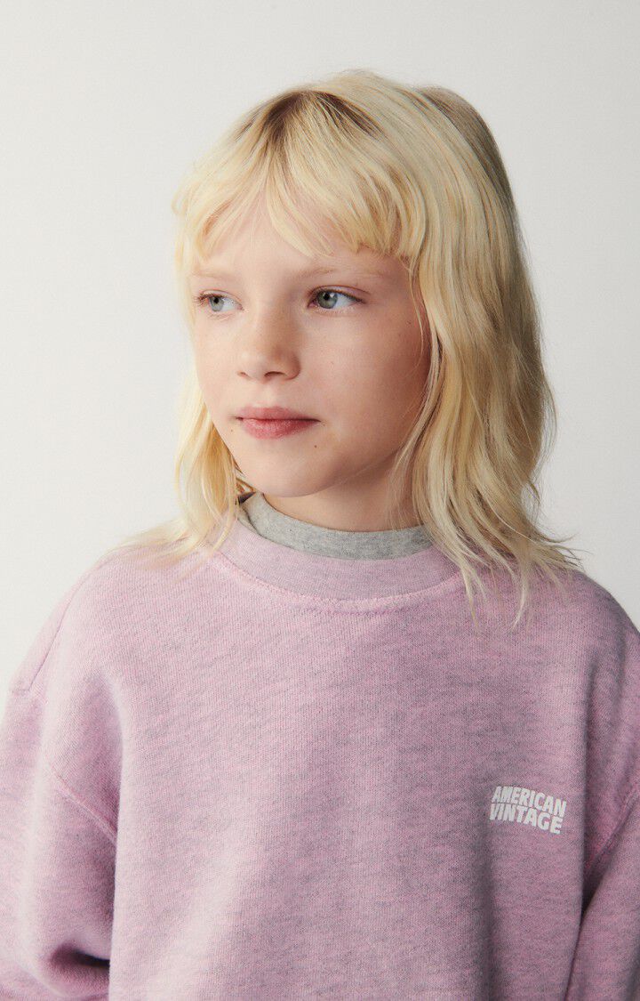 Kinderensweater Doven, OVERGEVERFD SATIJN, hi-res-model
