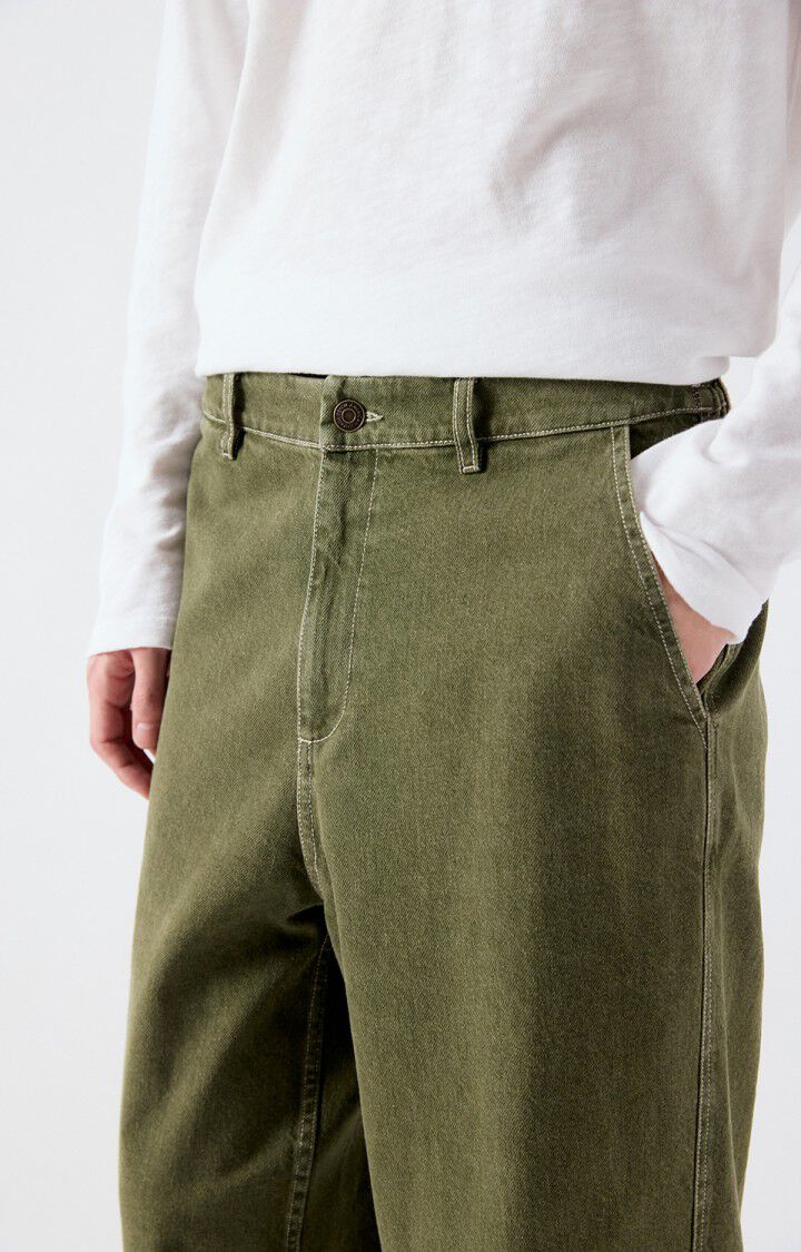 Men's straight jeans Uzatown, KHAKI, hi-res-model