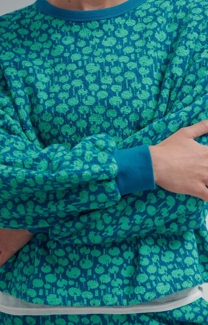 Women's sweatshirt Bobypark - JOJO - Blue - Vert - XS-S